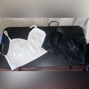 ViVI Elegant White Halter Top